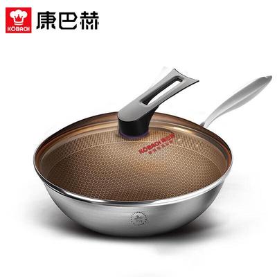 Kangbach CLK32D12 Elite 32cm Honeycomb Stainless Steel Wok