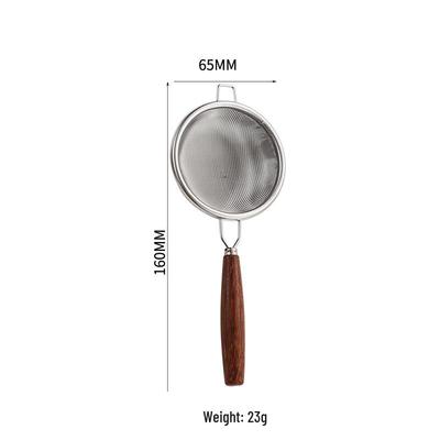 Ruhan Edelstahl Küchensieb Set mit Holzgriff