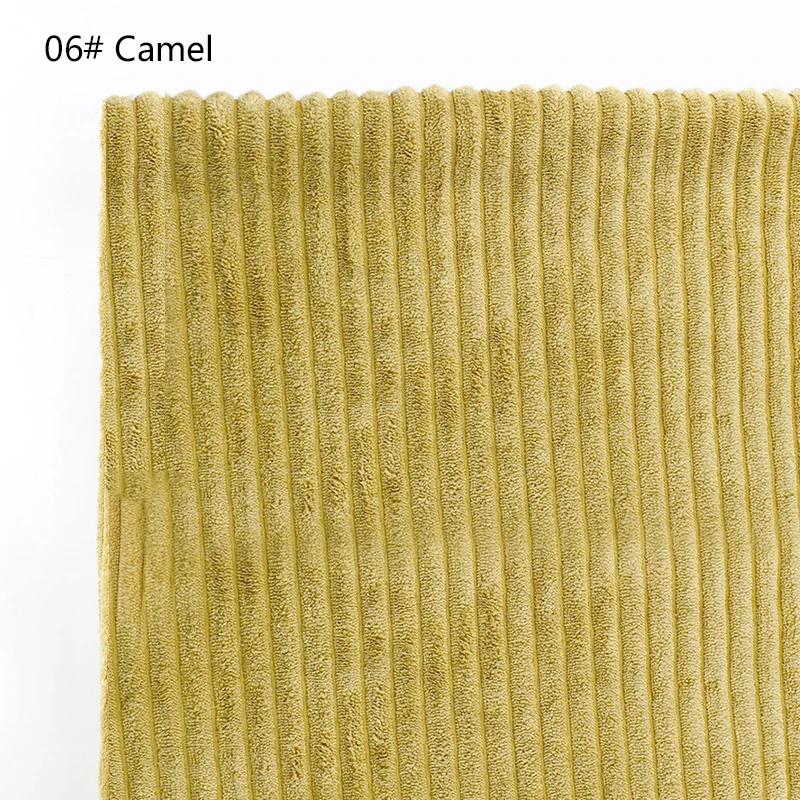 Meetee 50/100*150cm Striped Cotton Corduroy Fabric Decorative Cloth for Sofa Pillows Plush Toy DIY Clothing Sewing Home Textiles