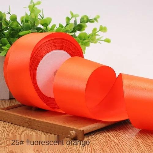 25Yards/Roll 6mm 10mm 15mm 20mm 25mm 40mm 50mm Silk Satin Ribbons for Gift Packing Christmas Party Decoration Fabric Crafts DIY