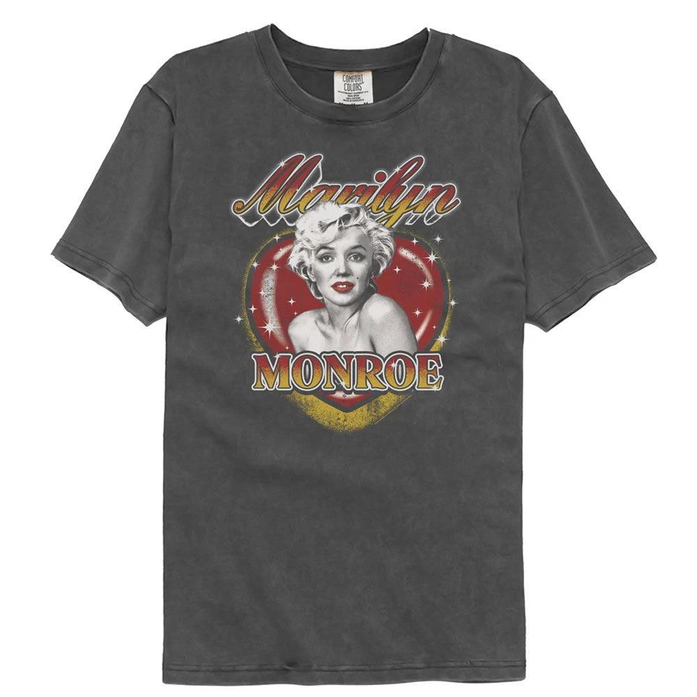Marilyn Monroe Sparkle Heart Pepper Comfort Colors Icon Shirt 150