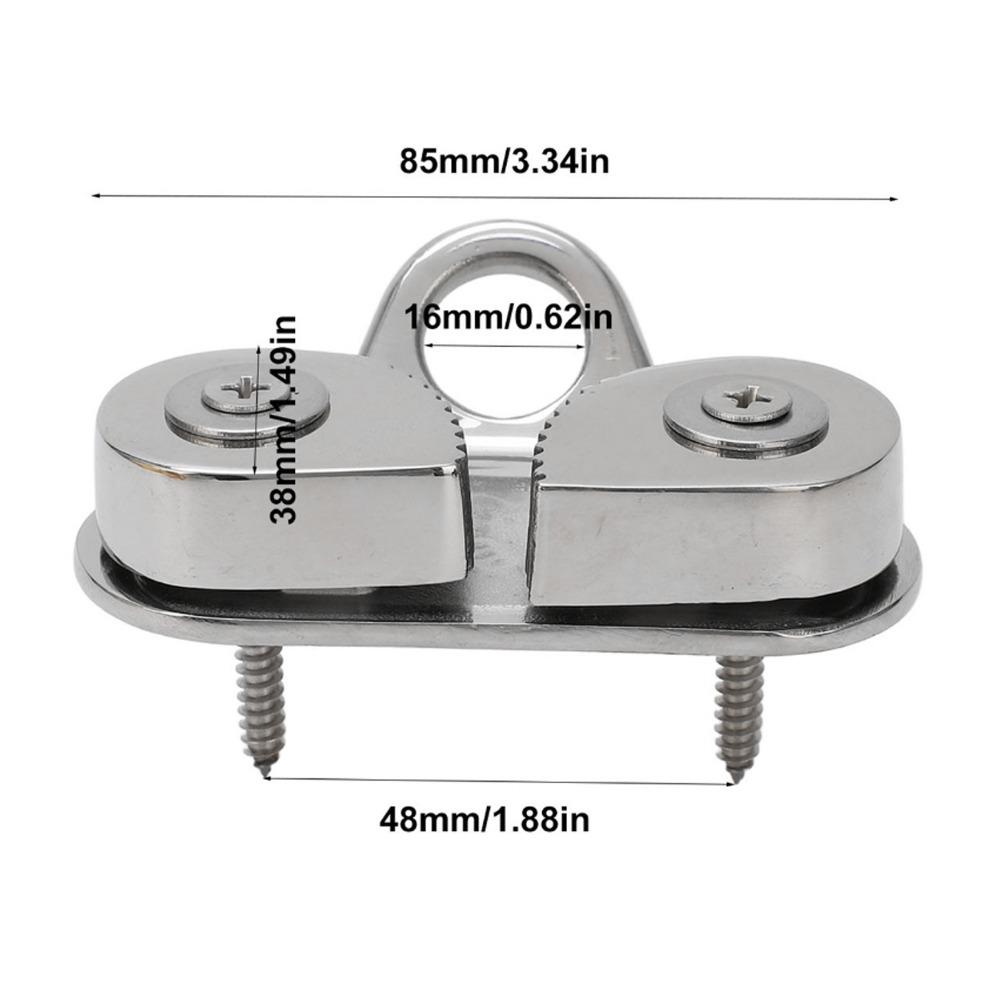 5 To 15mm Rope Cam Cleat Rustproof Design Leading Ring Rope Cleat  Kayak Equipment