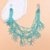 Multilayer Beads Choker Necklace Handmade Design Bohemian Theme Neckwear Neck Jewelry for Lady Evening Party Dresses