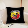 Fashion AAAbarth Cartoon cushion cover Pillow Case Plush Fabric Soft Double Sided Print Sofa Cushion Cover Throw Pillow Covers