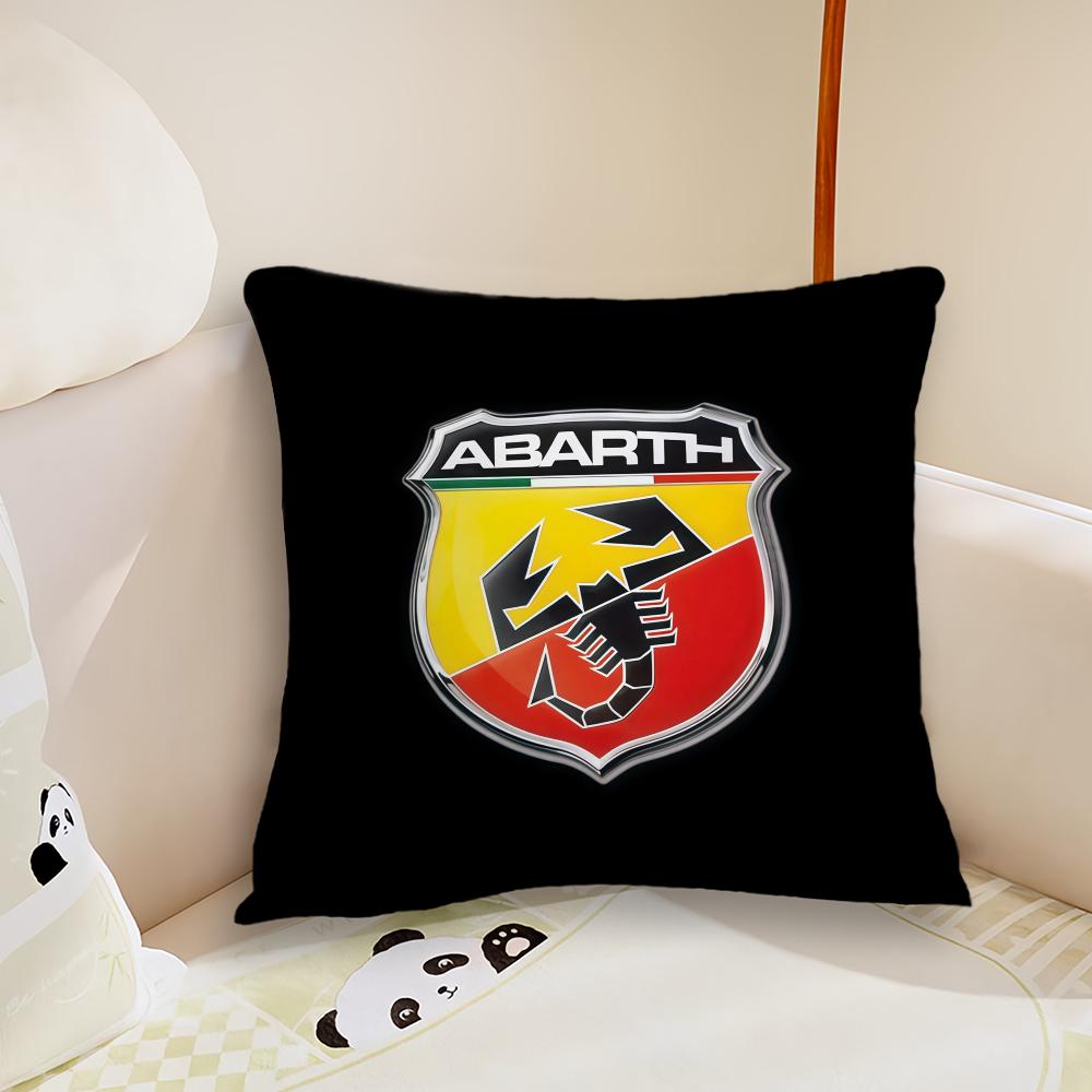 Fashion AAAbarth Cartoon cushion cover Pillow Case Plush Fabric Soft Double Sided Print Sofa Cushion Cover Throw Pillow Covers