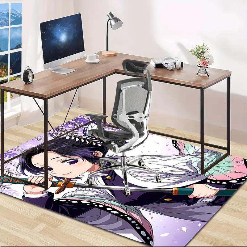 1pc Demon Slayer2 Design Area Rug - Non-Slip, Soft & Cozy Floor Mat for Living Room, Bedroom, Office - Indoor/Outdoor Decorative Carpet