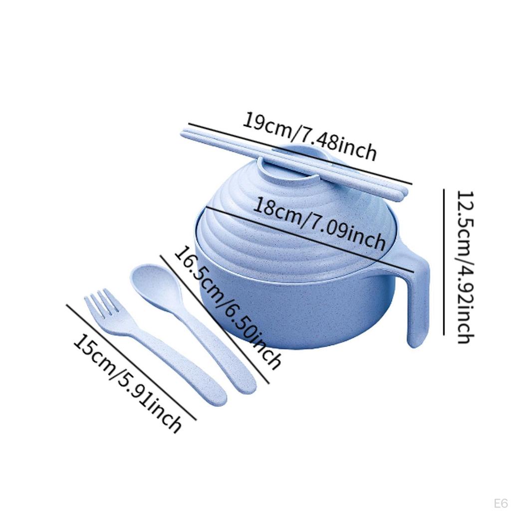 Ramen Bowl with Lid Practical Food for Home Outdoor Camping Dining Room