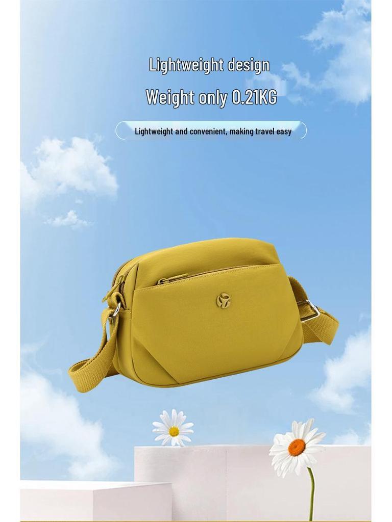 Einfache lässige Umhängetasche im koreanischen Stil - Vielseitige Street-Schultertasche in Unifarbe