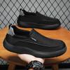 Summer Quality Selection Casual Men Shoe Black Solid Color Soft Sole Comfort Breathable Trend Men Lazy Loafers Zapatillas Hombre