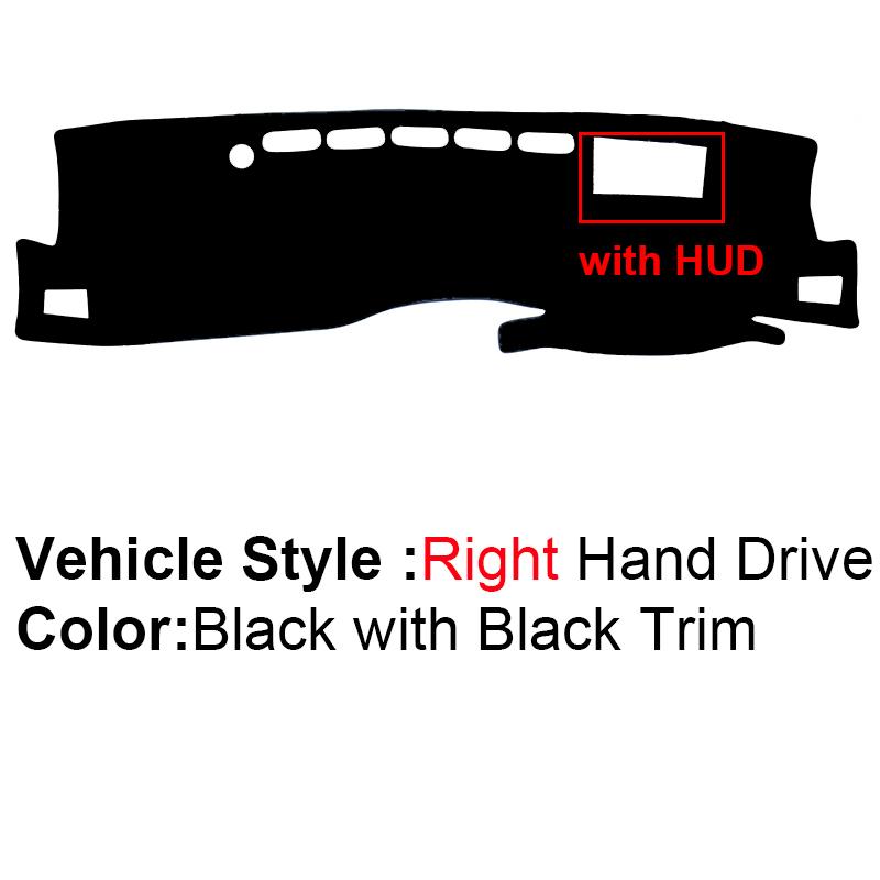 2 Layer Car Dashboard Cover Carpet For Toyota Avalon    LHD RHD Rug Pad Carpet Dashmat Sun Shade Car Decoration