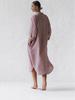 Cotton Linen Irregular Slimming Over-the-Knee Dress