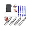 Complete Steel Seafood Tool Set Shellfish Crackers Forks Picks for Home Parties Beach BBQs Camping Crabs Lobsters Feasts
