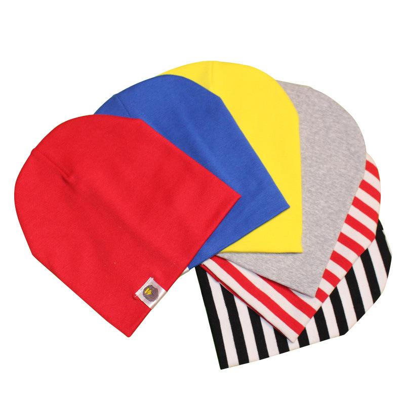 Baby Street Dance Hip Hop Hat Cotton Spring Autumn Toddler Hat Scarf Boys Girls Cap Solid Color Children Hat