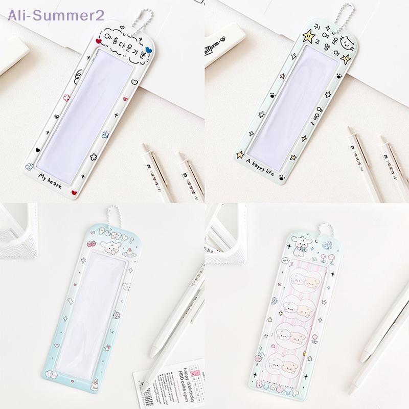 PVC Photo Booth Frames Cartoon Photo Booth Album For 2x6 Inch Photo Strips Wedding Album Bag Pendant School Stationery