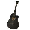 38-inch Curve Acoustic Guitar 6-String Cutaway Classical Guitar with Accessories Kit Guitar Capo