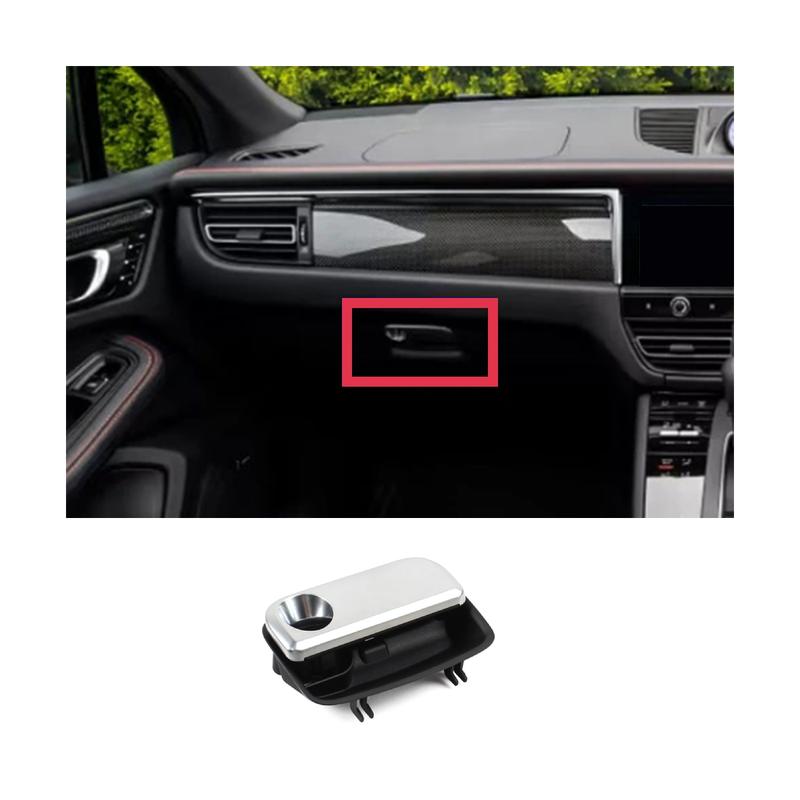 NEW!Car Interior Dash Glove Box Lock Storage Box Handle for Porsche Macan 95B Cayman 981 Panamera 970 95B857095F D