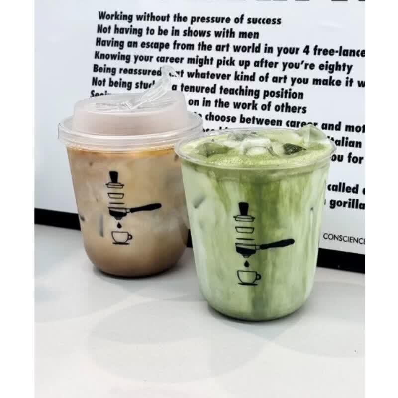 U-shaped Chubby Bubble Disposable PET Cold Drink Cups