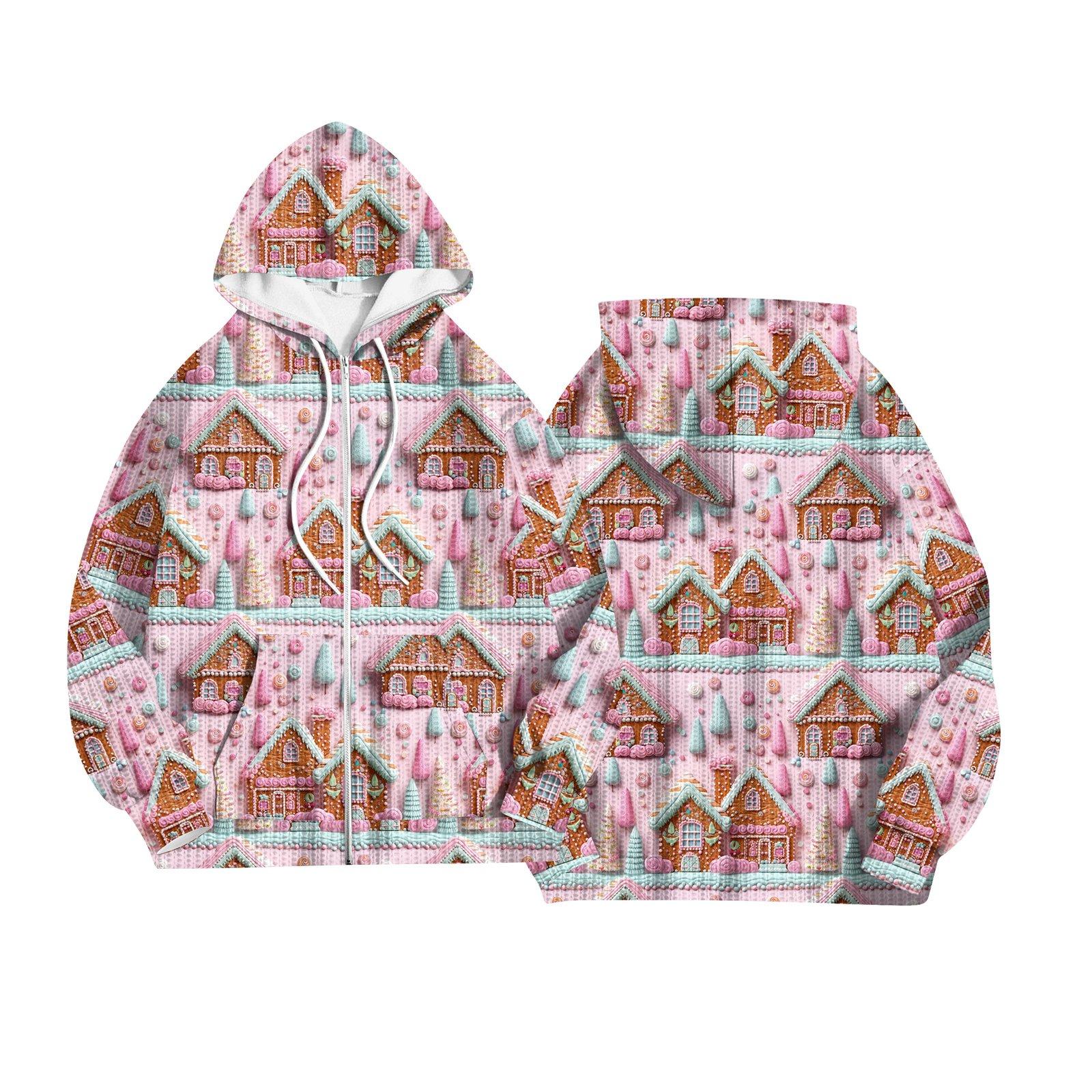 

Женская модная куртка, повседневный кардиган с капюшоном и длинными рукавами с принтом, толстовки S