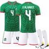 Neue Saison Mexiko Trikot #4 E.Alvarez