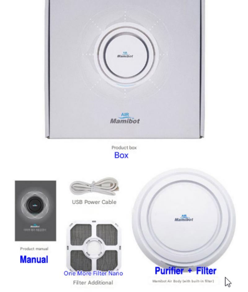 USB Air Purifier 5V Car & Room Ionizer Compact White