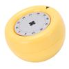 Kitchen Visual Timer Magnetic Visual Cooking Mechanical Timer with Loud Alarm for Nap Alarm Study Reminder Creamy Yellow