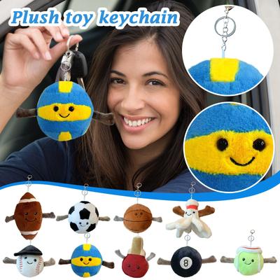 Basketball, Football, Volleyball, Badminton, Rugby, Volleyball, Baseball, Tennis, Doll, Plush Toy, Doll Pendant