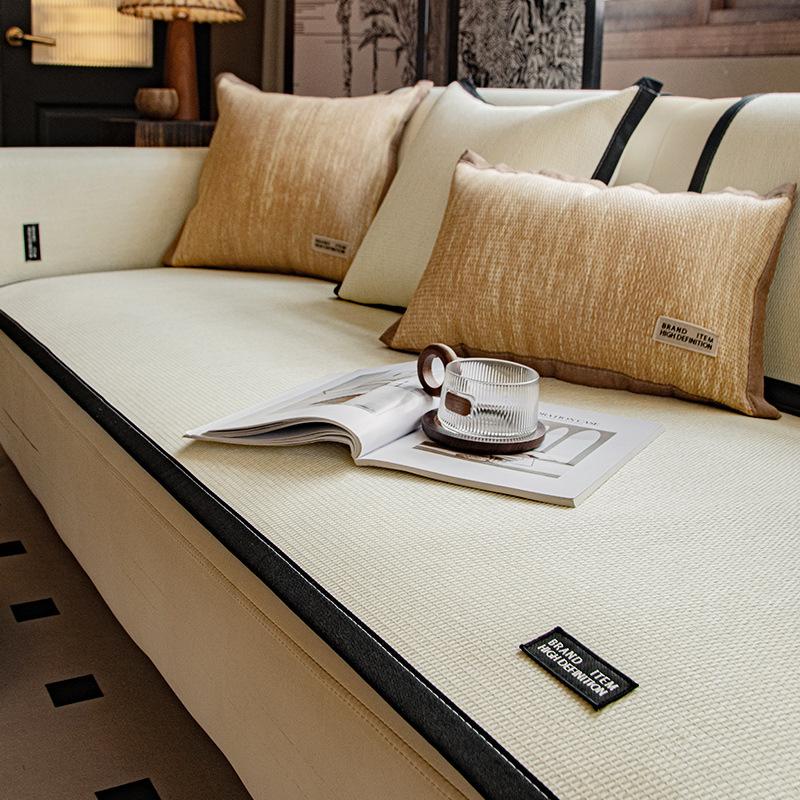 Rattan Mat Sofa Cushion Summer Mat Seat Cushion Non-Slip Sofa Cover Cover Cover New Ice Silk Summer Cool Cushion