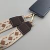 Crossbody Mobile Phone Lanyard With Universal Gasket Cell Phone Strap Zipper Wallet For Women's Bag Coin Purses Earphone Case