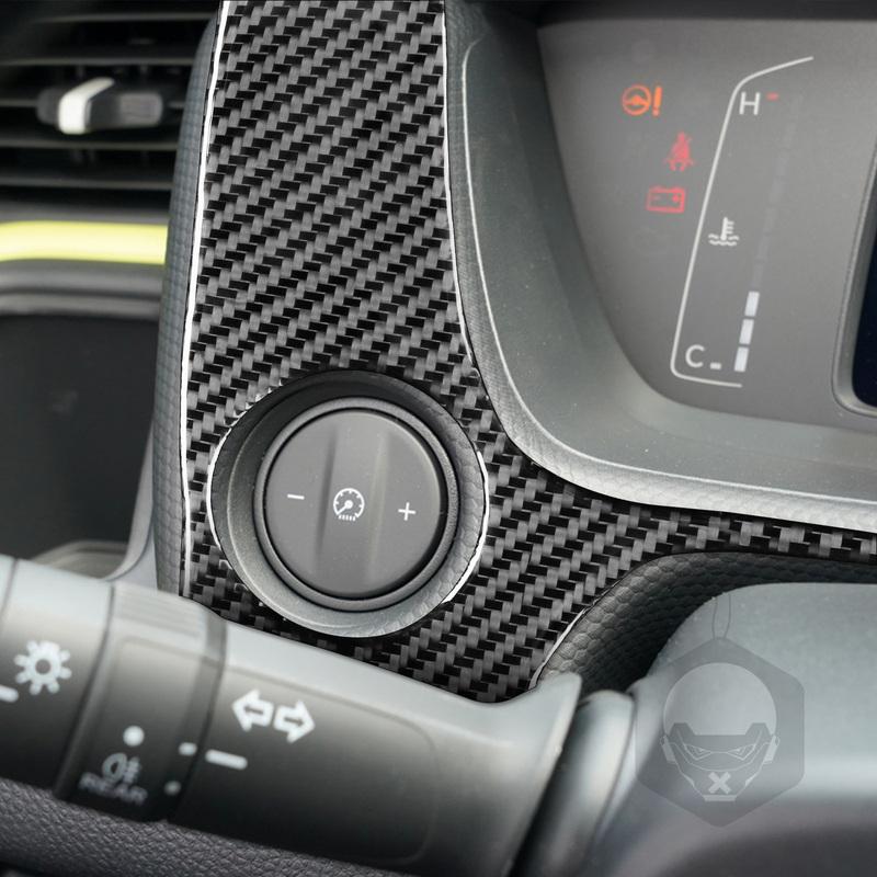 Real Carbon Fiber Car Accessories Dashboard Strip Decorative Trim Cover Soft Sticker For Honda Fit /Jazz GR9 2024 2025