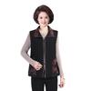 Grandma's Casual Zipper Vest for Elderly Women - Spring/Fall Style