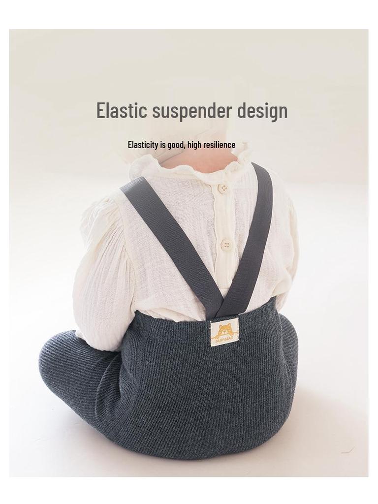 Infant A-Class Spring & Autumn Weightlifting Pants - Toddler Girl Tights Jumpsuit.