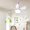 2-in-1 Hängeventilator mit LED-Laterne Wiederaufladbarer Elektrischer Kabelloser Ventilator Moderner Smarter Kühlventilator für Esszimmer Schlafzimmer Wohnzimmer