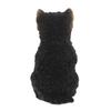 Black Red Stone Bowing 18 X 10 X 15 Figurine, Yorkshire, Approx. Cm, QY-168