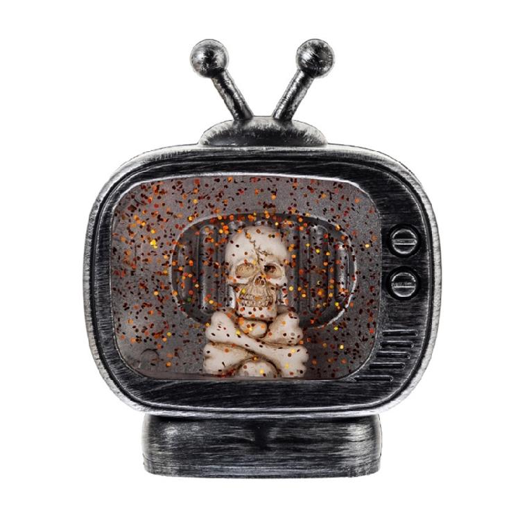 Halloween Decorative Television Shape Decorations Spooky Realistic Skeletons