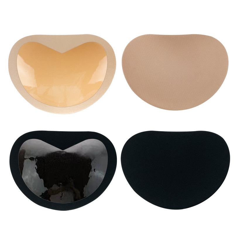 

Вставки для бюстгальтера пуш-ап в форме сердца - Невидимые и утолщенные для маленькой и большой груди Black