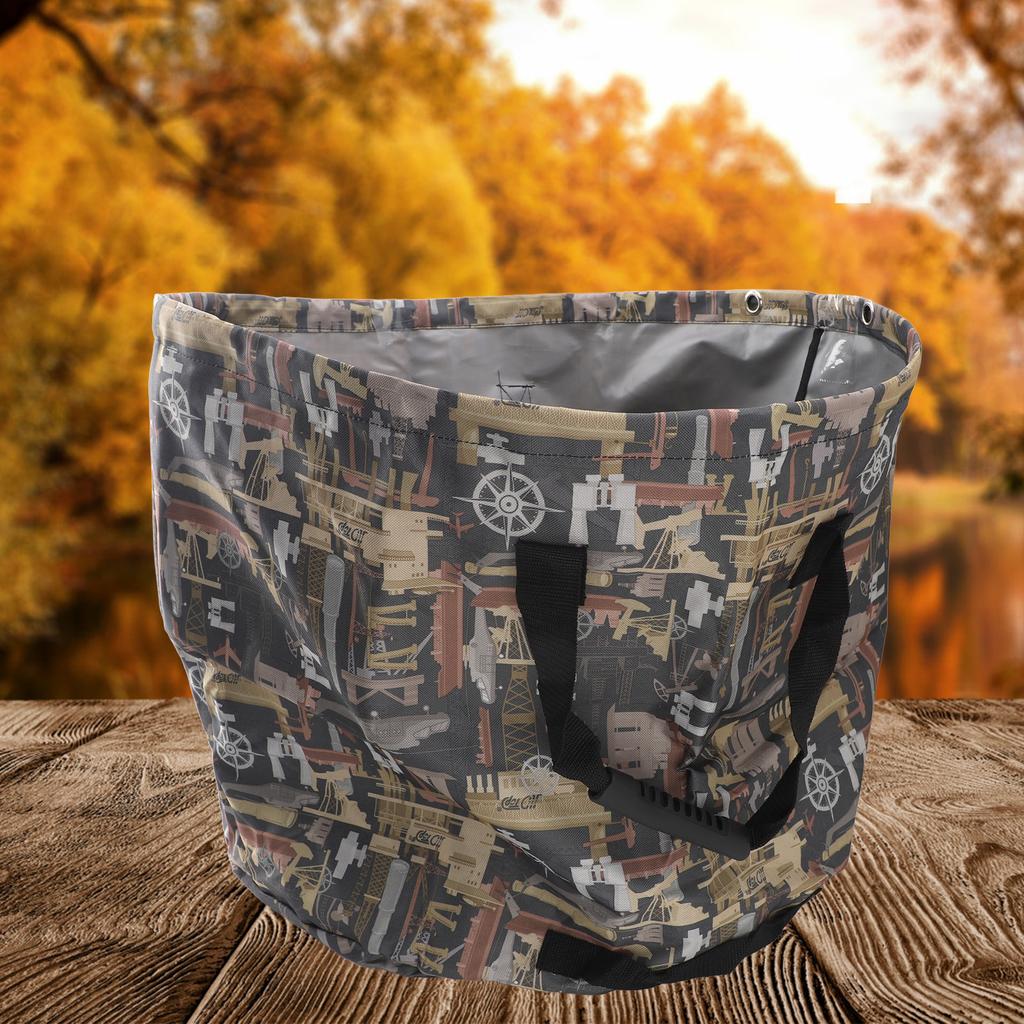 Garden Waste Bag Reusable Large Capacity Foldable Waterproof Dust Proof Lf Trash Container Bag for Yard Lawn