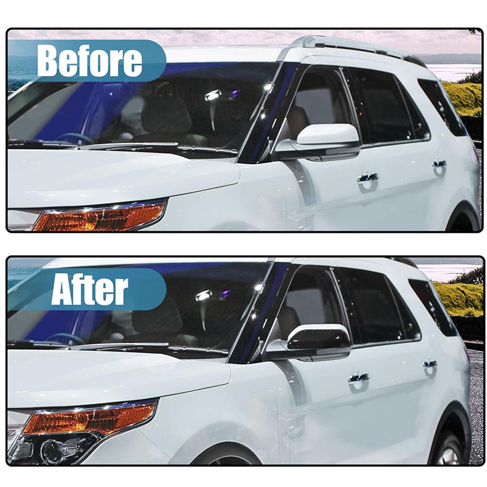 1 Pair of Left & Right Top Half Mirror Covers for Ford Explorer 2011-2015