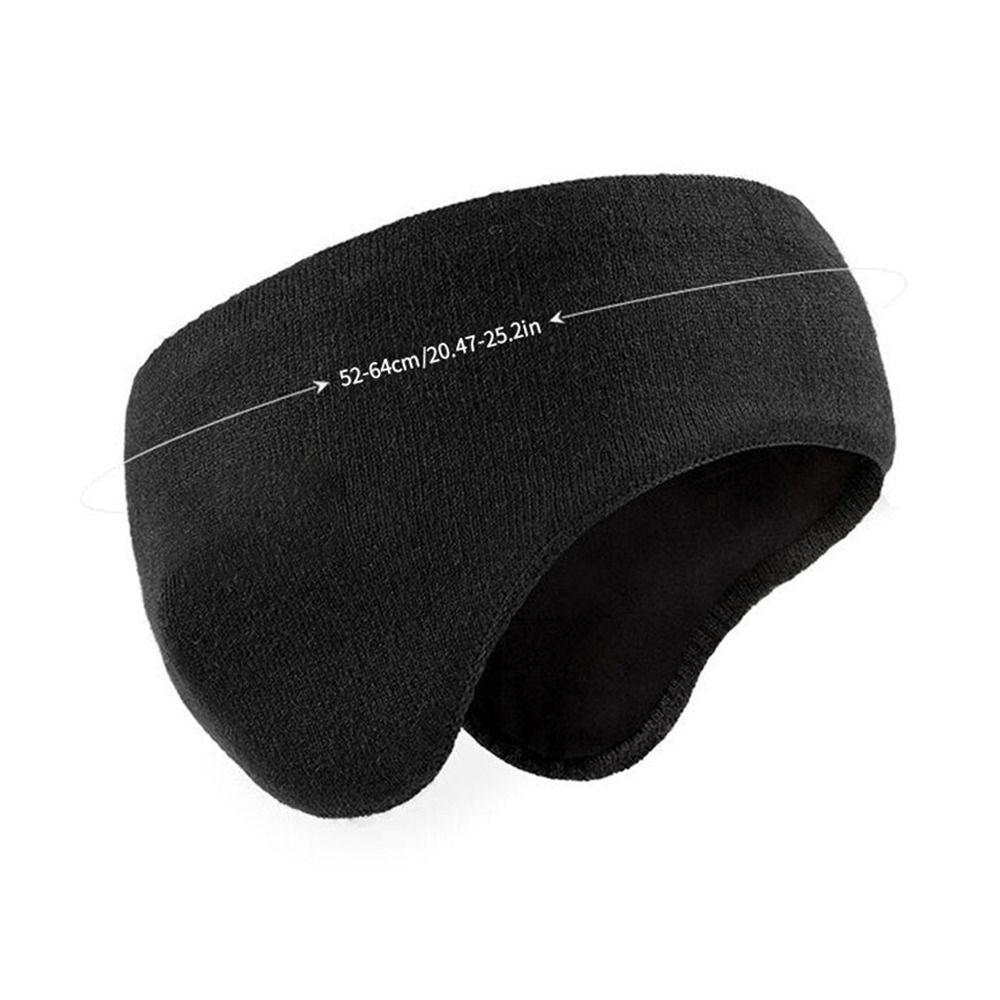 Men's Padded Windproof Warm Earmuffs Thickened Unisex Sport Headband Ear Warmers Protective Ear Mask Outdoor Sports