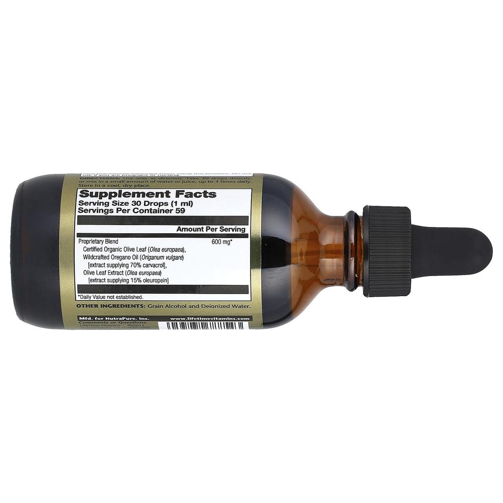 Oregano Oil and Olive Leaf, 2 Fl Oz (59 Ml)