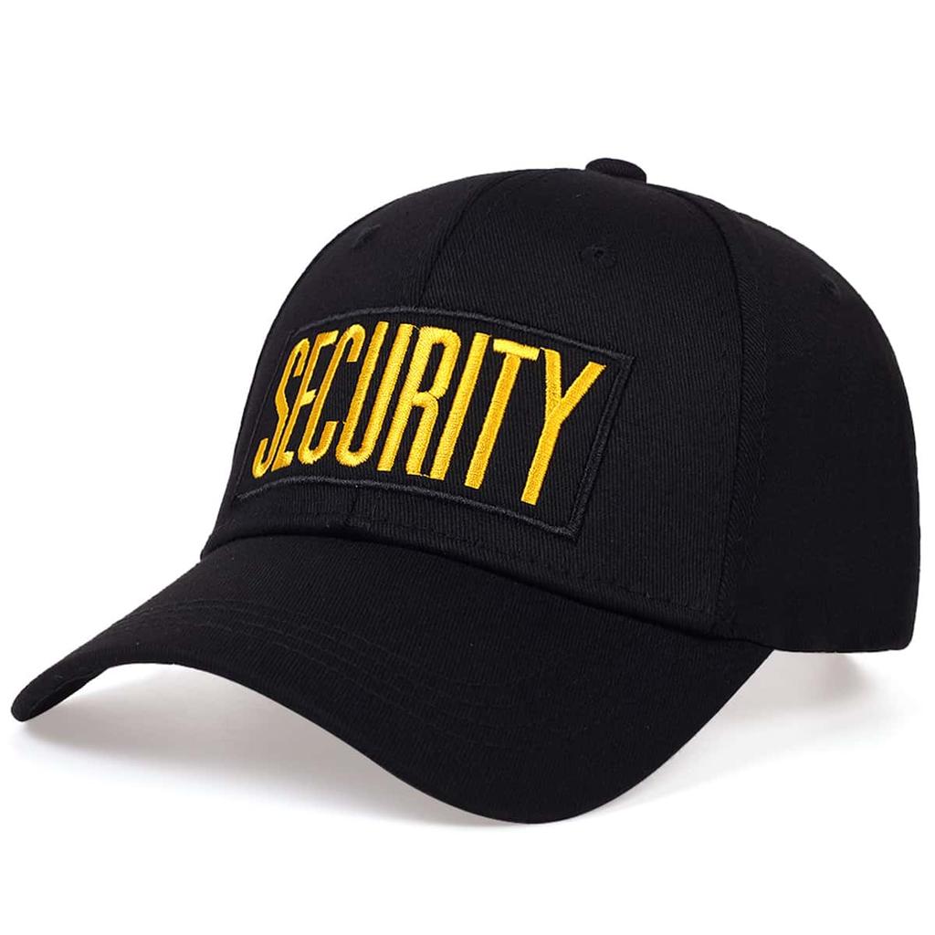 Czapka baseballowa z haftem SECURITY Patch męska Wild Casual czapki dla kobiet wiosna jesień słońce hip hop czapka trucker