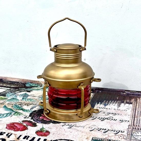 Handmade Burner Oil Lantern, Ship Lantern, Maritime Anchor Lantern, Nautical Oil Lamp, Home Decor Gift