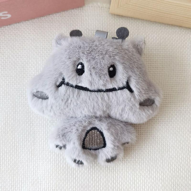 Pandantiv cu dragon cu gură mare Kawaii, mini păpușă de pluș, geantă de desene animate, ornament cadou pentru păpușă, breloc de pluș, cadou