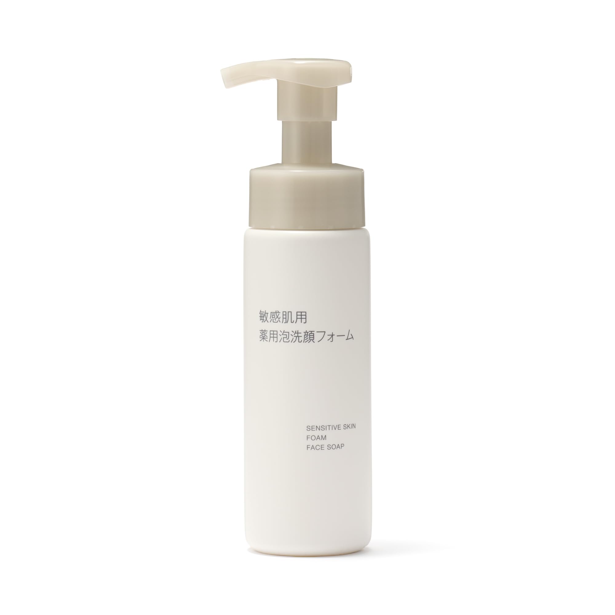 MUJI Medicated Foaming Facial Cleanser for Sensitive 84935947 Skin, 200mL,