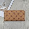 Vintage European & American Women's Long Wallet with Multi-Card Slots and Large Zippered Storage