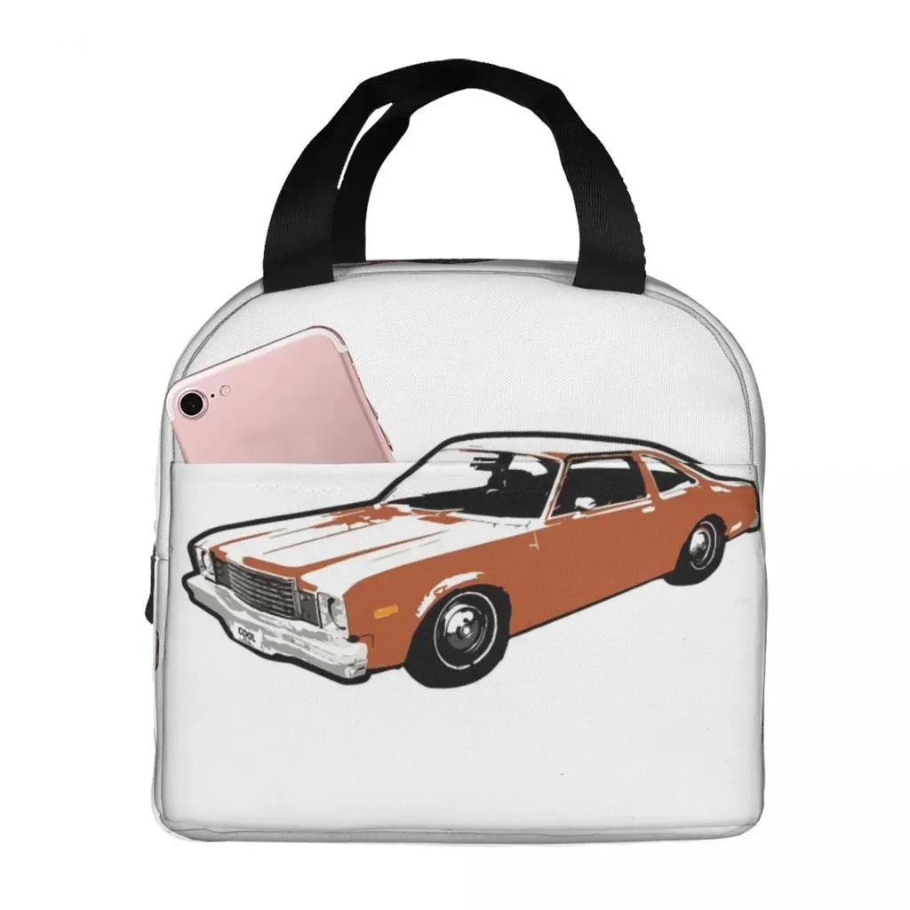 Austin Mini Cooper Insulated Lunch Bag for Women Kids Leakproof Food Boxes Thermal Lunch Box Tote