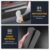 For Mini Cooper S F66 F67 2024 2025 Car Door Anti-Kick Mat Suede Leather Sticker Soil-Proof Children's Kick Pad Accessories