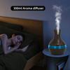 300ml USB Air Humidifier & Aroma Diffuser, Essential Oil Diffuser with Ultra Quiet Operation, Auto Shut Off, Night Light - Perfe