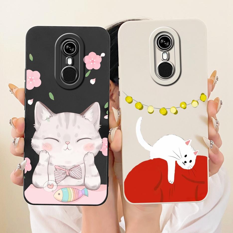 Handyhülle für Itel A33 Plus, niedliches Hasen-Cartoon-Design, stoßfest, aus weichem TPU, passend für Itel A33, A 33 und Itel A33 Plus.