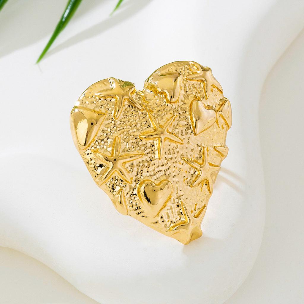 1 Personalized Exaggerated Heart Women's Ring