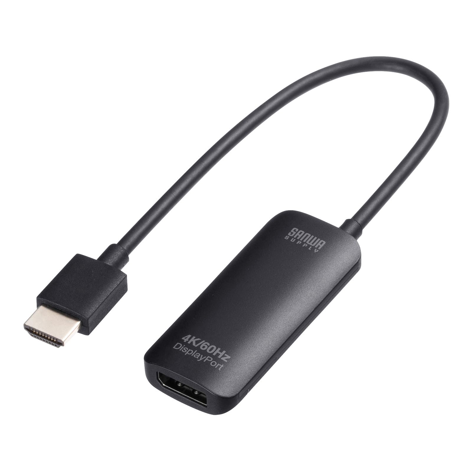 

Sanwa Supply Conversion Adapter HDMI-DisplayPort (4K/60Hz) AD-HD31DP чорний